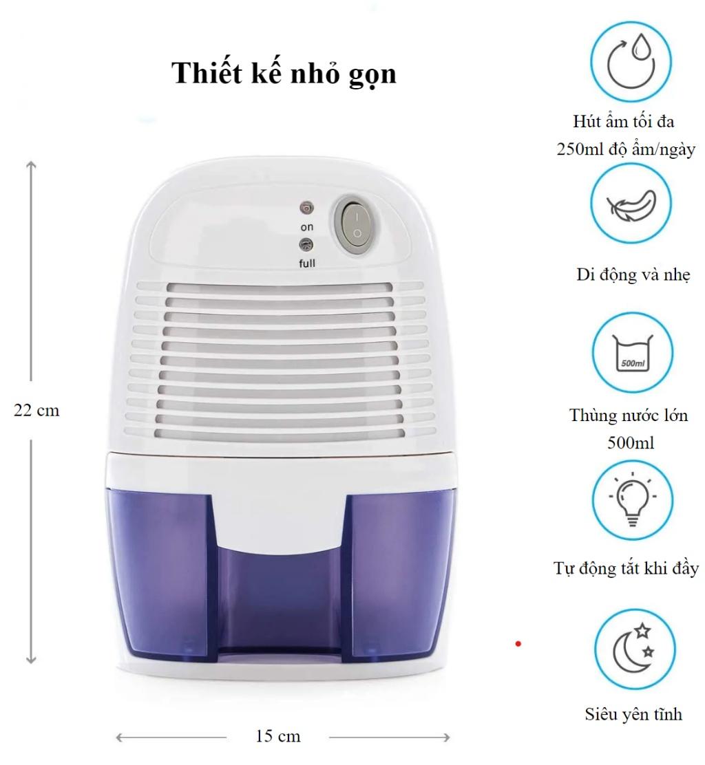 Máy hút ẩm mini Dehumidifier - ƯU ĐIỂM NỔI TRỘI Máy hút ẩm mini Dehumidifier - ƯU ĐIỂM NỔI TRỘI