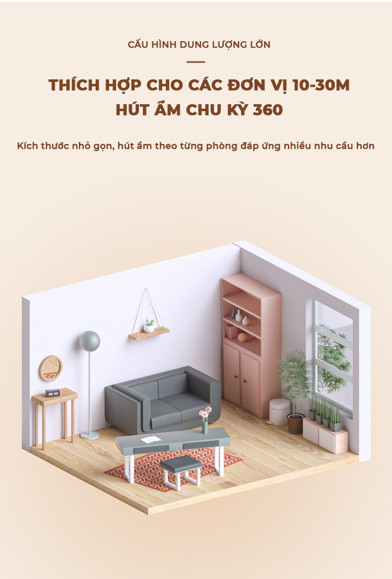 Máy hút ẩm KAW 68D - ƯU ĐIỂM NỔI TRỘI CỦA MÁY HÚT ẨM