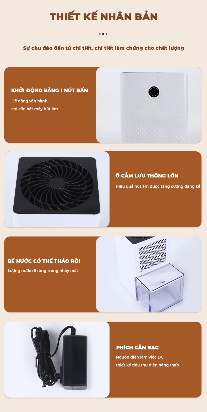 Máy hút ẩm KAW 68D - ƯU ĐIỂM NỔI TRỘI CỦA MÁY HÚT ẨM