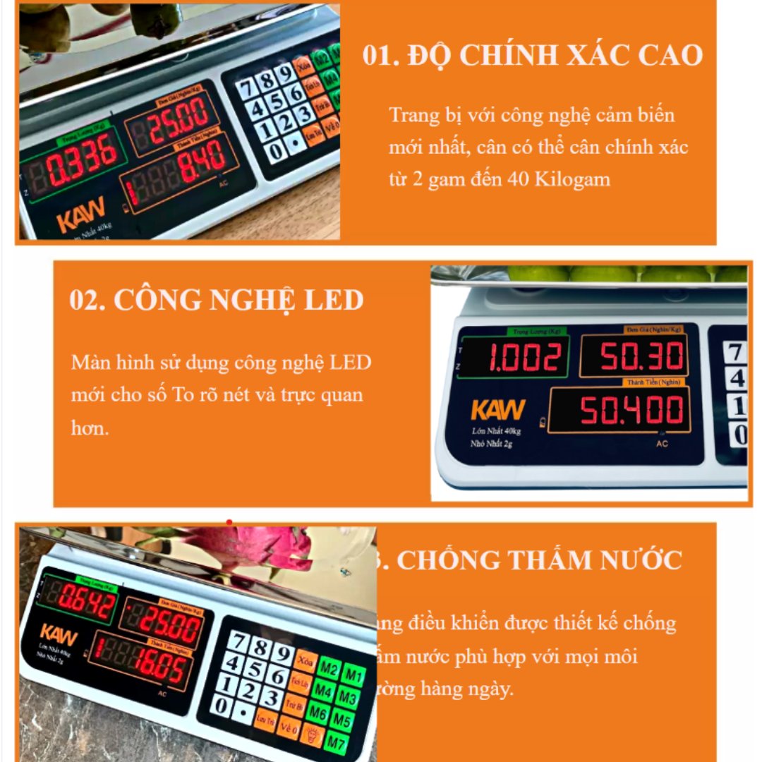 Cân điện tử tính tiền