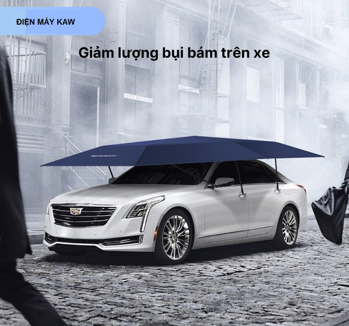 Mái che ô tô gấp gọn KAW - Dù che nắng 5m2 Mái che ô tô gấp gọn KAW - Dù che nắng 5m2