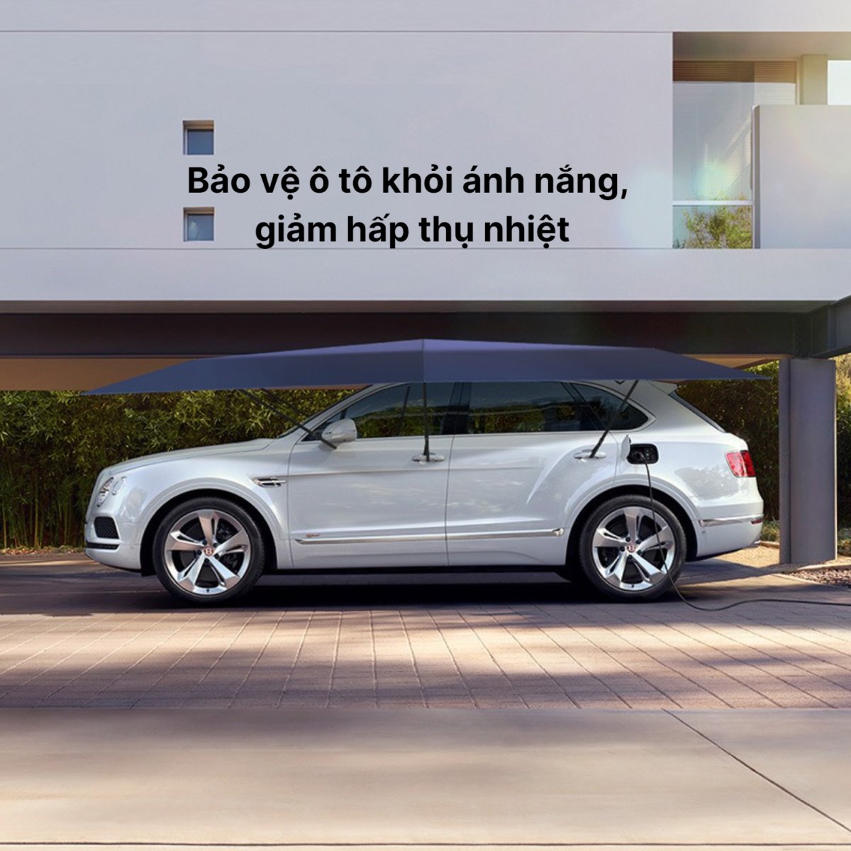 Mái che ô tô gấp gọn KAW - Dù che nắng 5m2 Mái che ô tô gấp gọn KAW - Dù che nắng 5m2