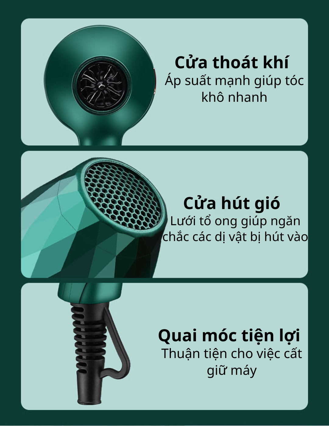 Sấy khô tóc nhanh Sấy khô tóc nhanh