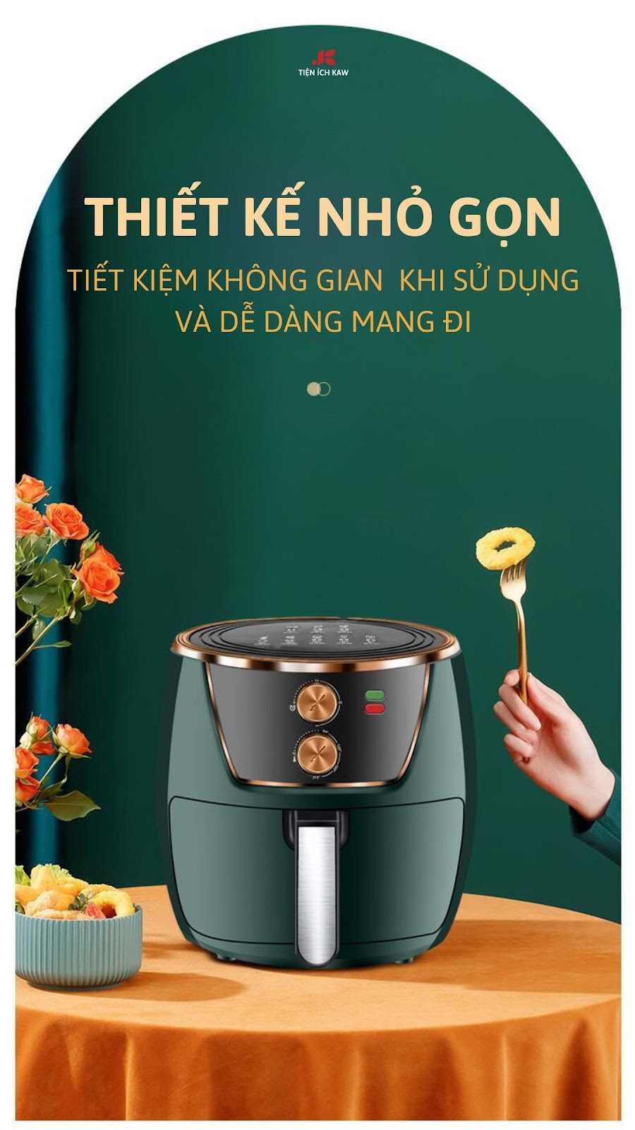 Nồi chiên không dầu KAW