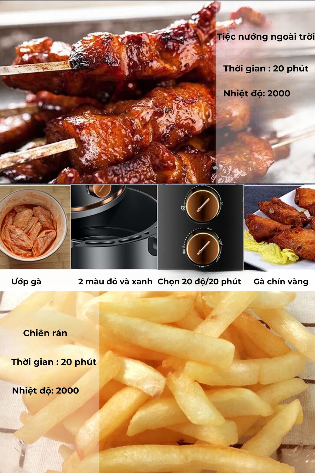 Nồi chiên không dầu KAW