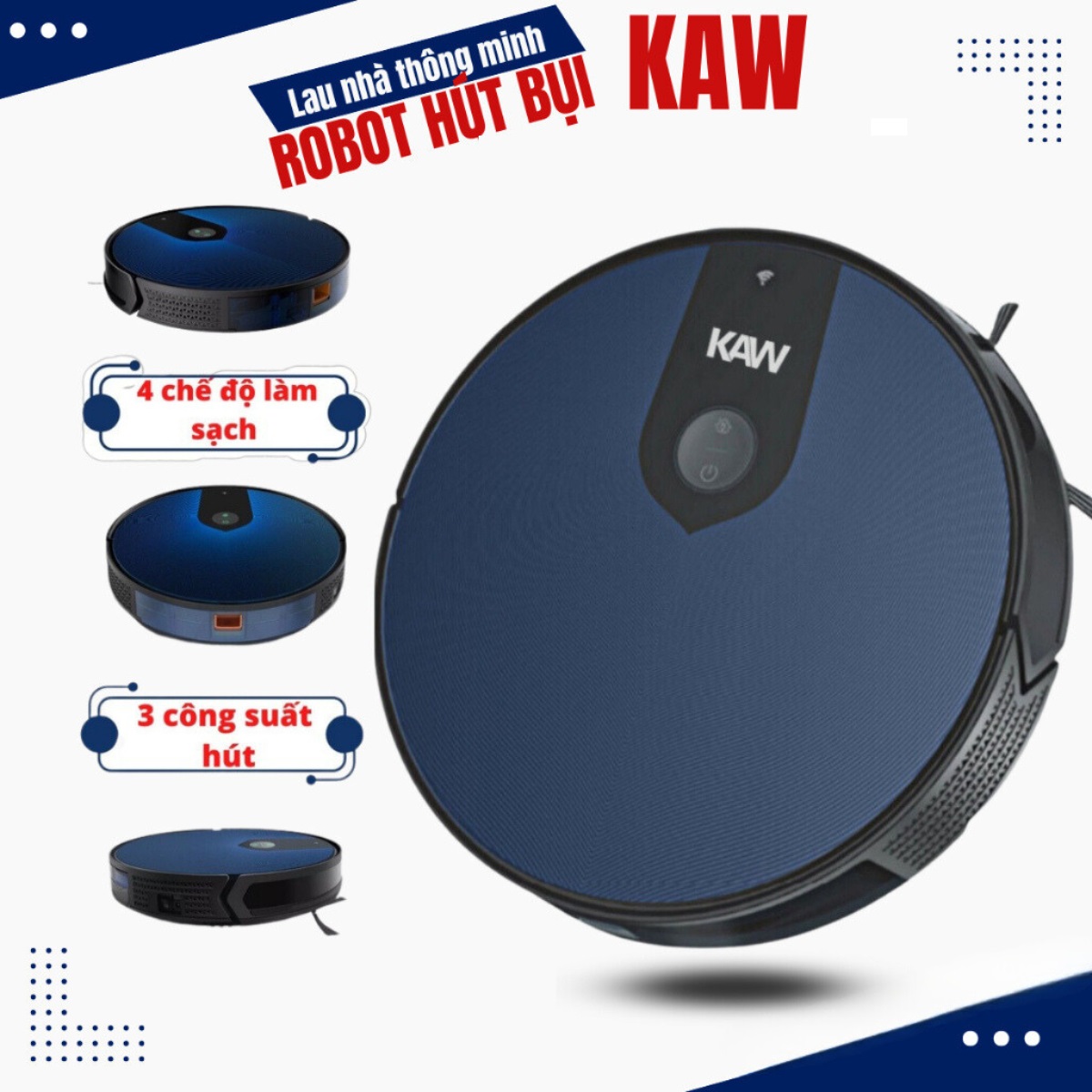Robot hút bụi lau nhà KAW