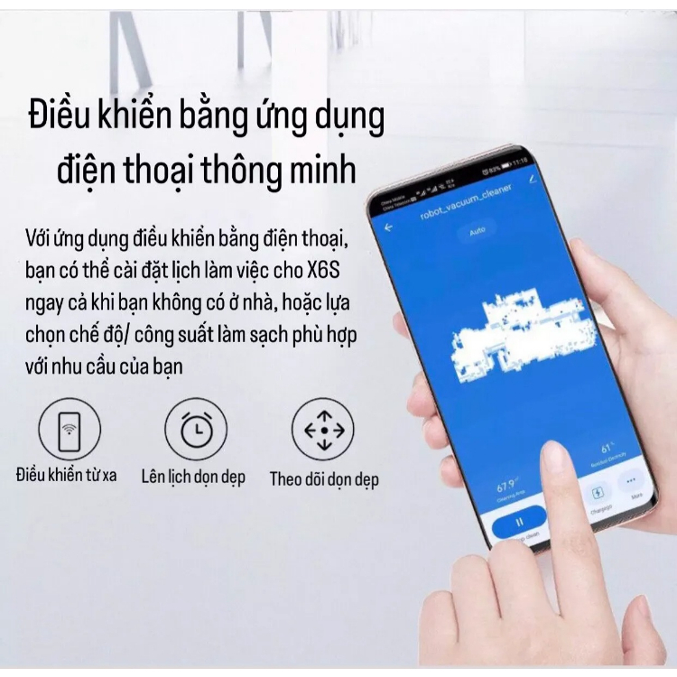 Robot hút bụi lau nhà KAW - Nhược điểm