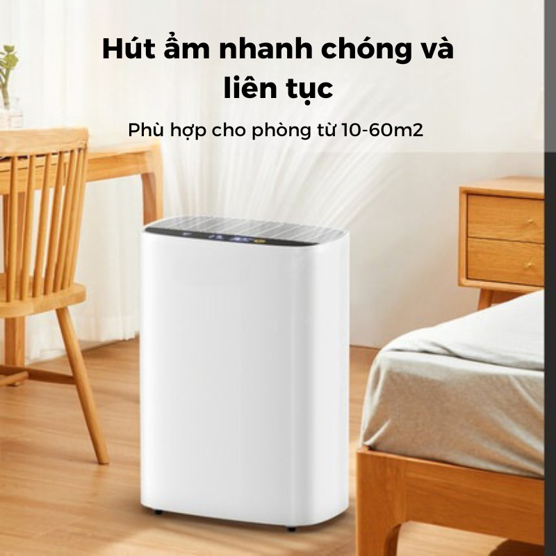 Máy hút ẩm lọc không khí KAW 4L giá rẻ - Ưu điểm nổi bật của máy hút ẩm KAW