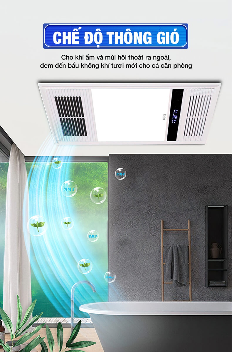 Quạt sưởi âm trần đa chức năng - Các tính năng nổi bật