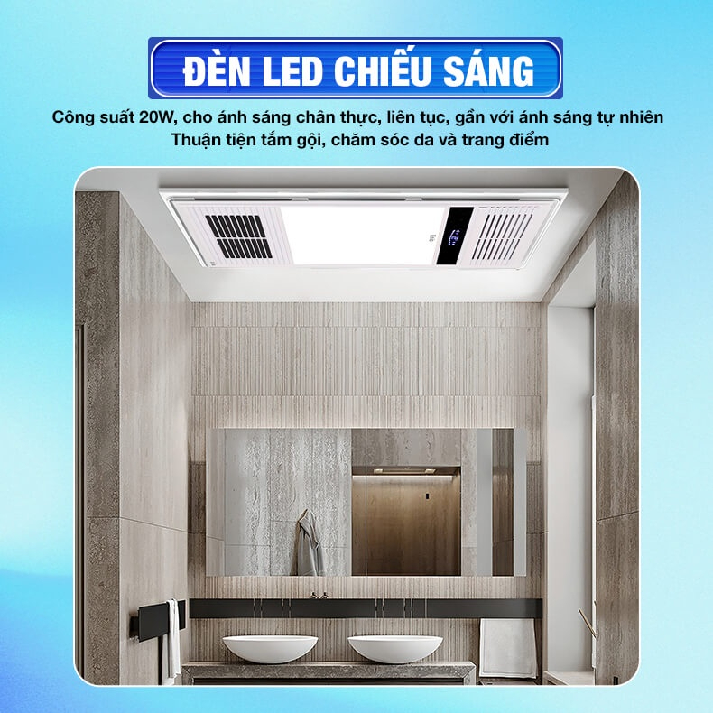 Quạt sưởi âm trần đa chức năng - Các tính năng nổi bật
