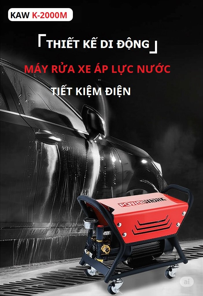 Máy Rửa Xe Áp Lực Cao KAW EcoWash K-2000M