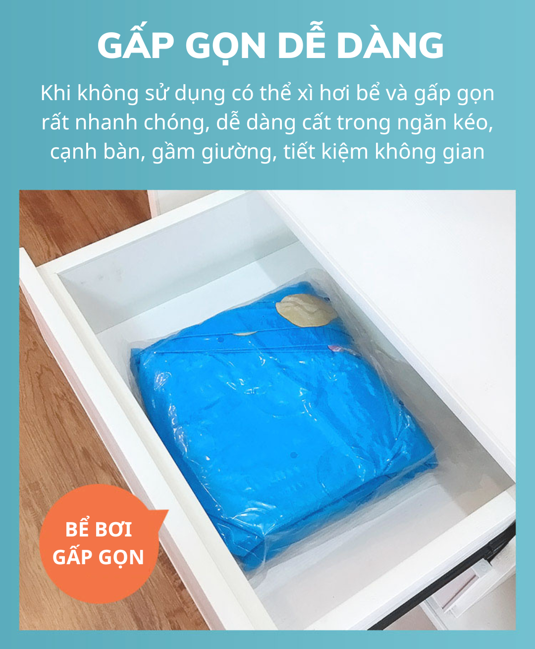 Bể Bơi Phao 3 Tầng KAW Kèm Bơm - Tính Năng Nổi Bật