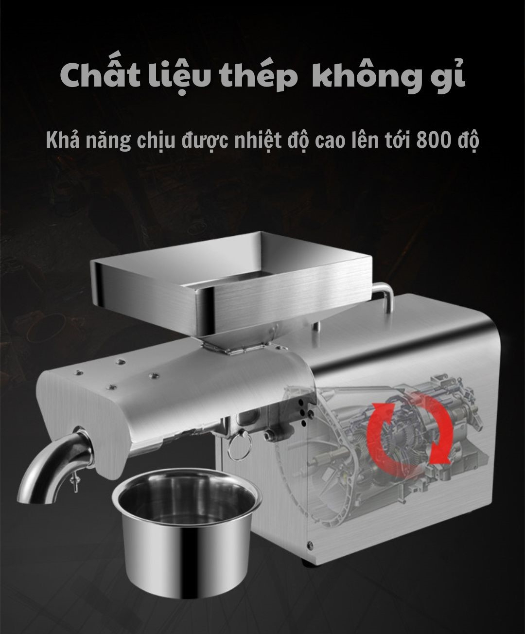 Máy Ép Dầu Thực Vật Gia Đình K88 - Tính năng nổi bật của sản phẩm Máy Ép Dầu Thực Vật Gia Đình K88 - Tính năng nổi bật của sản phẩm