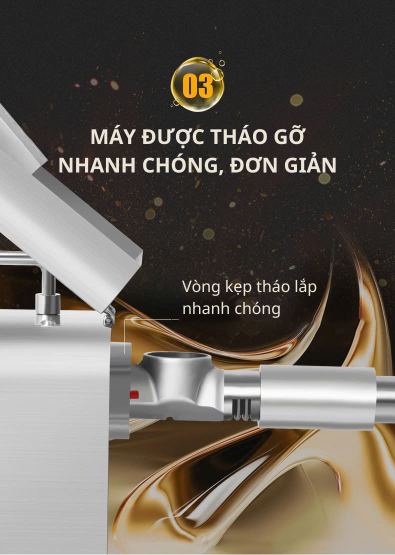 Máy Ép Dầu Thực Vật Mini 800W K311 Inox Nguyên Khối - Ưu điểm vượt trội
