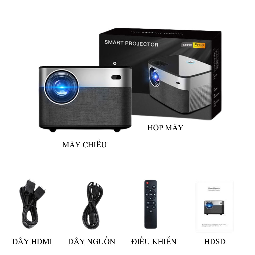Máy Chiếu Mini KAW KP980 Kết Nối Điện Thoại Âm Thanh Rạp Chiếu Phim