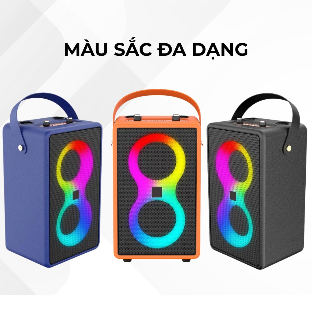 Loa KAW PartyBox K8 On-The-Go Di Động - 5. Màu Sắc Phá Cách