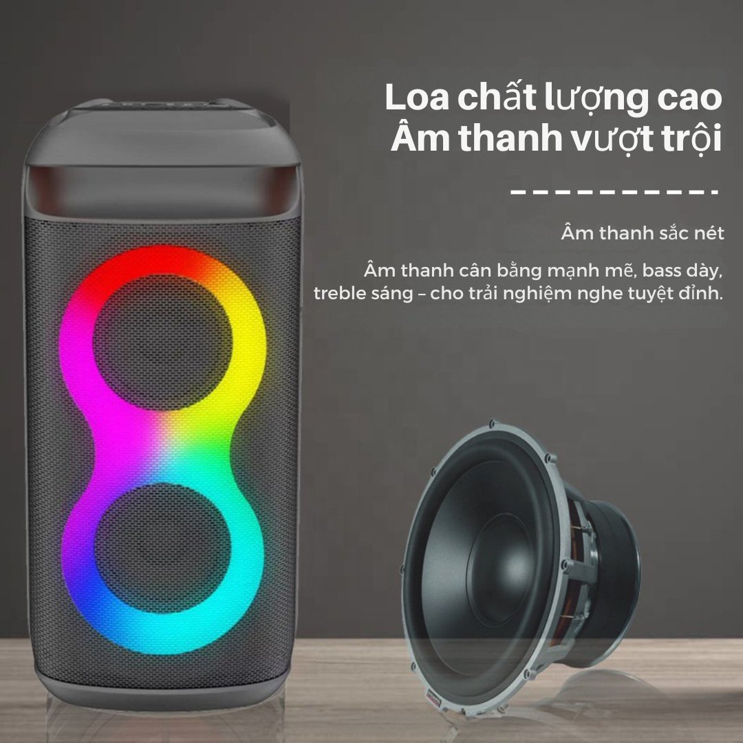 Loa KAW PartyBox K2 Bluetooth Karaoke - 1. Điểm nổi bật & Tính năng chính