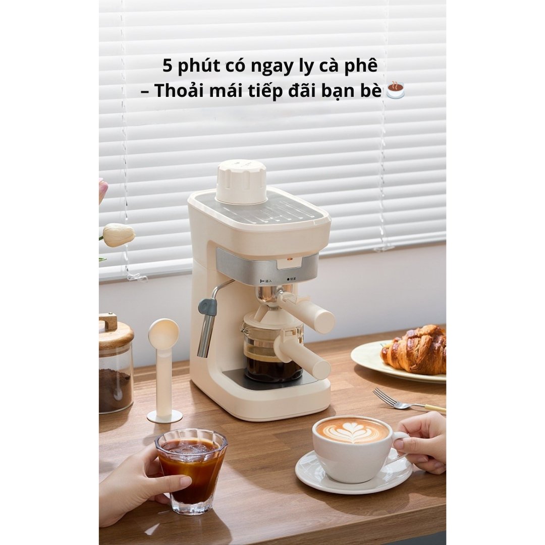 Máy pha cà phê KAW K3 Mini - Máy pha cà phê KAW K3 Mini – Xả áp tự động, dễ dùng cho người mới