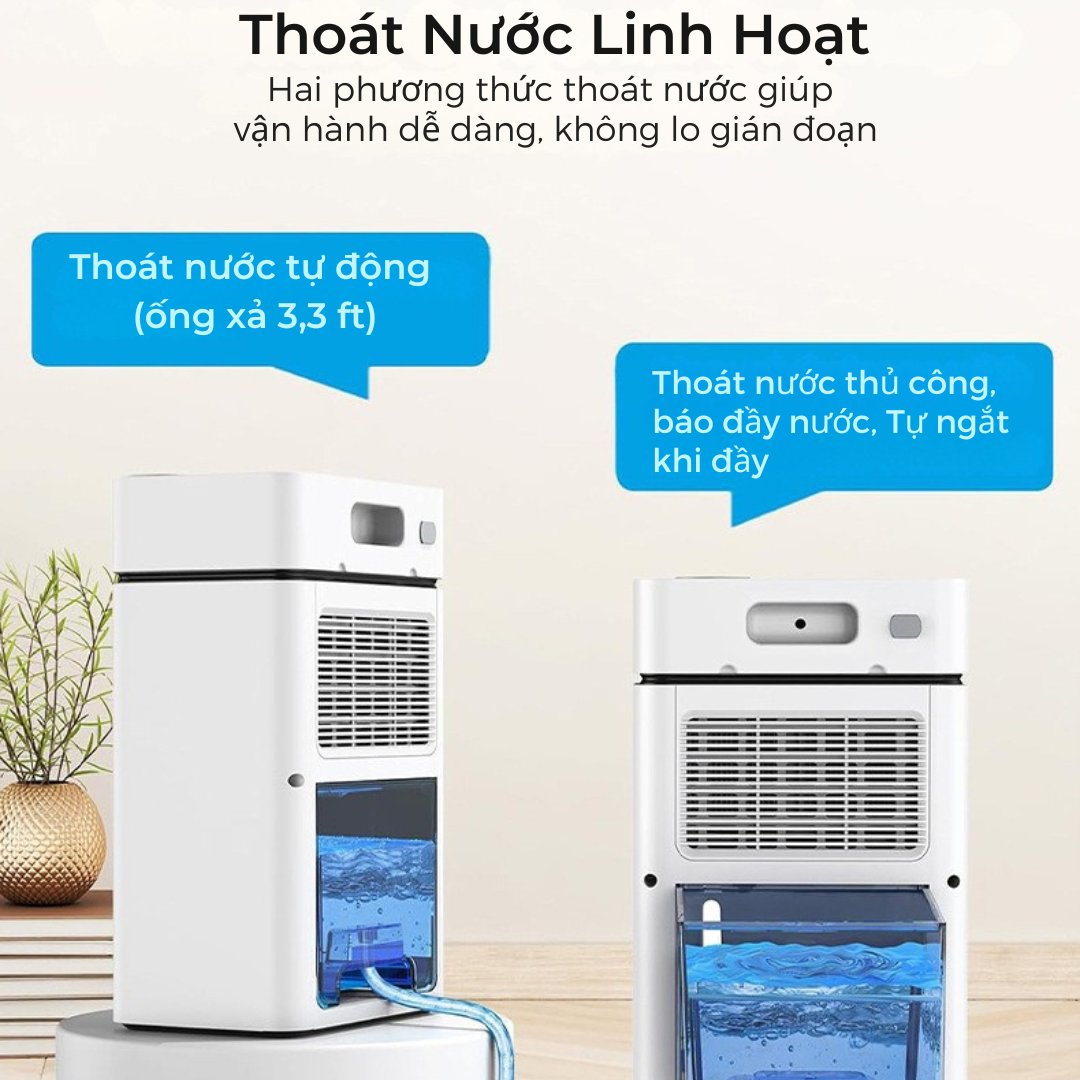 Máy Hút Ẩm Mini CT17 - 2. Công nghệ thông minh & Tiện ích