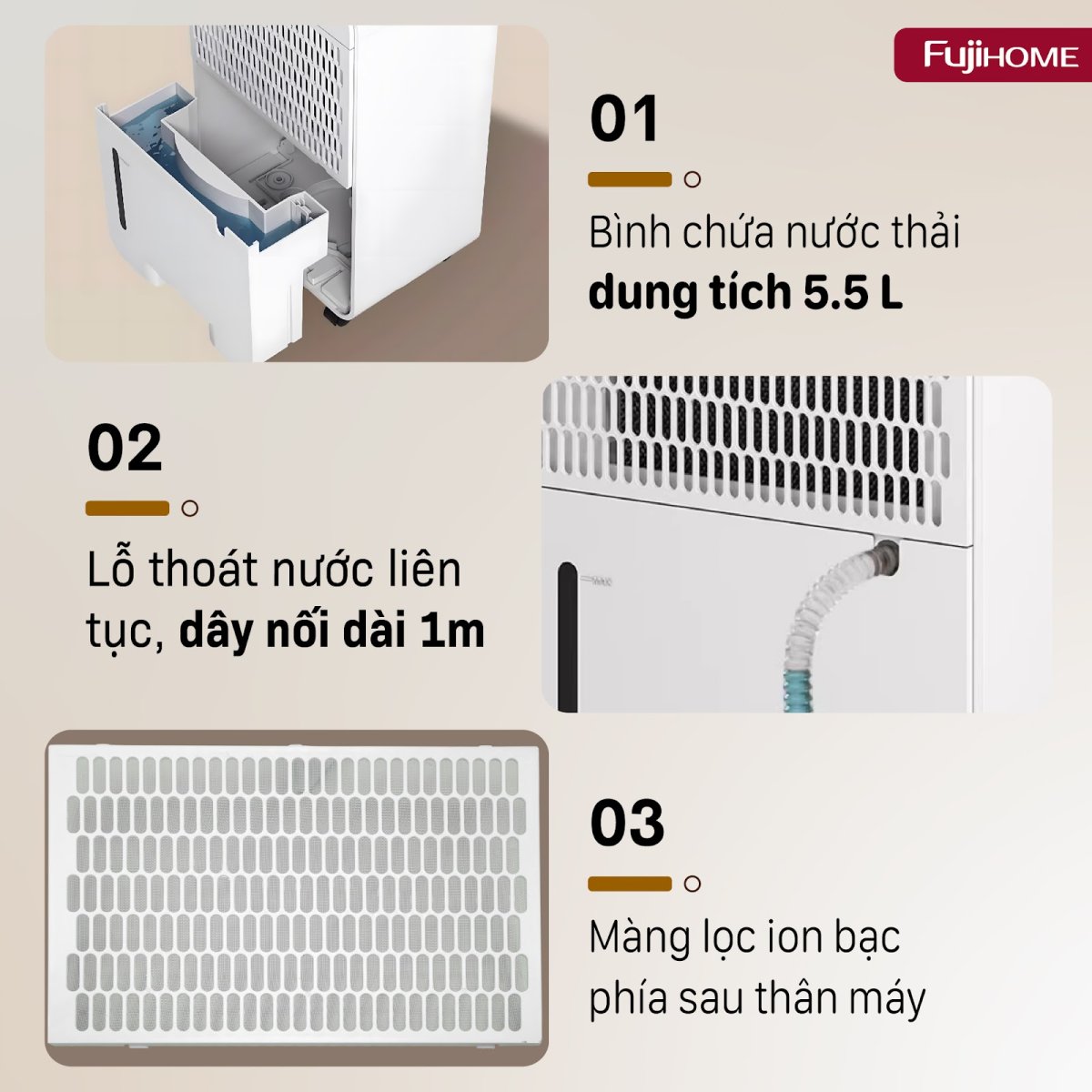 Máy Hút Ẩm Block DH40NW 40 Lít - Một số lưu ý khi sử dụng