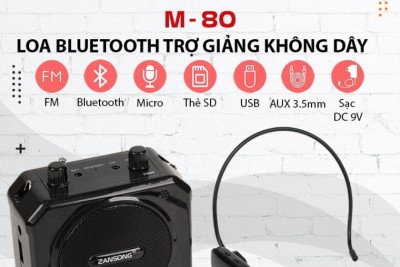 Só sánh sản phẩm máy trợ giảng không dây Zansong M80 và Zansong M70