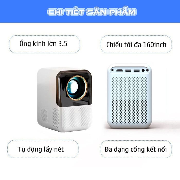 Máy chiếu mini Android Wifi thông minh KAW K560 hình ảnh sắc nét