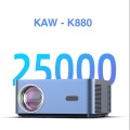 Máy chiếu Mini 4K K880 chính hãng KAW xem phim, giải trí Hệ điều hành Android