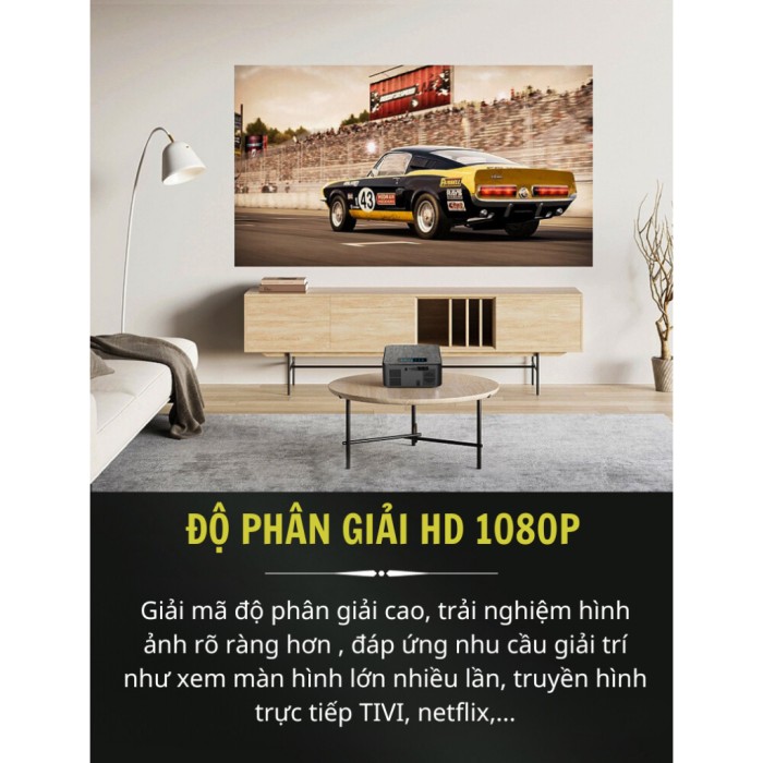 Siêu phẩm máy chiếu mini KS990, Nhỏ gọn, Tiện lợi, Chất lượng vượt trội