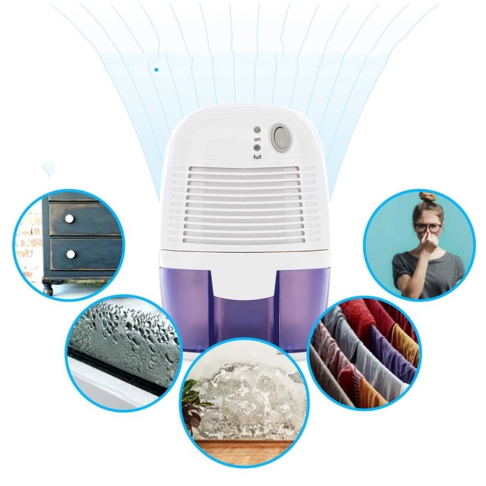 Máy hút ẩm mini Dehumidifier cao cấp thế hệ mới hút êm không ồn