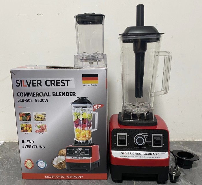 Máy xay sinh tố Silver Crest 4500W, Đáp ứng mọi nhu cầu kinh doanh đồ uống