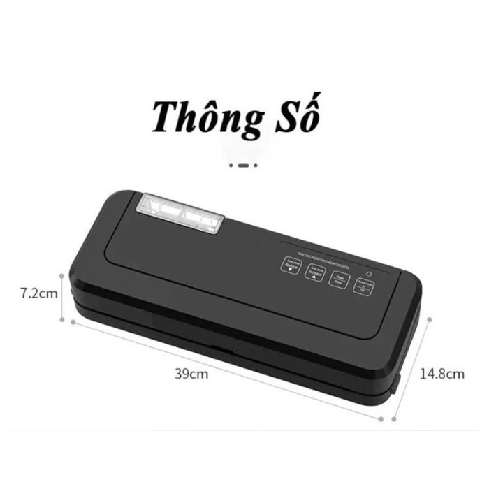 Máy hút chân không không kén túi P280 P290, Lực hút khỏe, Hút tự động các loại túi khô và ướt