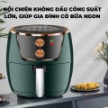 Nồi chiên không dầu KAW, Công suất lớn, Dung tích lớn, Đáp ứng cả gia đình