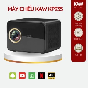 Máy chiếu mini KAW KP935 Kết nối wifi, bluetooth, dễ dàng kết nối điện thoại, máy tính