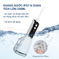 Máy tăm nước cầm tay Nâng tầm trải nghiệm vệ sinh răng miệng với 5 chế độ phun độc đáo