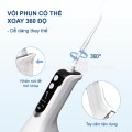 Máy tăm nước cầm tay Nâng tầm trải nghiệm vệ sinh răng miệng với 5 chế độ phun độc đáo