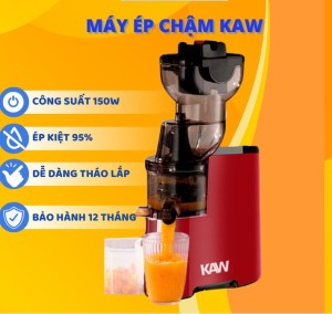 Máy ép chậm KAW, Giữ trọn vị ngon, Dinh dưỡng, Ép kiệt, Giữ trọn vị ngon