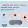 Đai chườm nóng KAW, 6 chế độ massage, Làm ấm bụng, Giảm đau