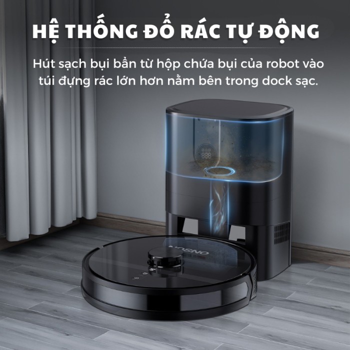 Robot hút bụi lau nhà KAW, Mang đến không gian sống sạch sẽ, Thoáng mát