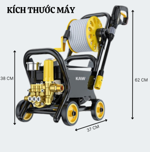 Máy rửa xe KAW lõi đồng, Công suất lớn, Siêu bền, Áp lực mạnh, Làm sạch mọi vết bẩn
