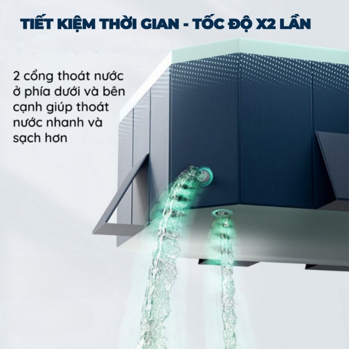 Bể bơi gấp gọn 2m6 KAW HOME – Dành cho gia đình nhỏ, bơm hơi nhanh, gấp gọn khi không dùng