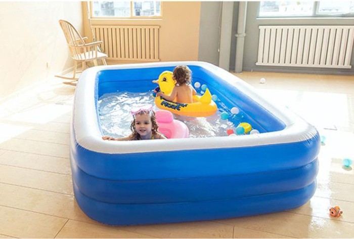 Bể bơi phao 2m6 – KAW HOME - Bể bơi hơi gia đình cho bé, rộng rãi, an toàn tại nhà