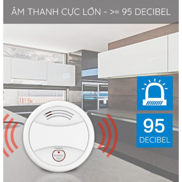 Thiết Bị Báo Khói Wifi PA-443W – Phát Hiện Khói Nhanh, Báo Động Qua Điện Thoại