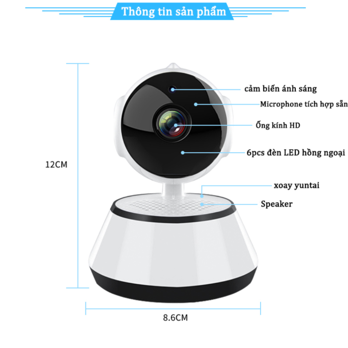 Camera KAW V380 – Bảo vệ không gian sống với công nghệ thông minh