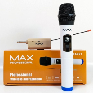 Micro Không Dây MAX-21 – Chống Nhiễu Siêu Tốt, Thu Âm Rõ Nét, Hát Cực Hay Trên Mọi Thiết Bị