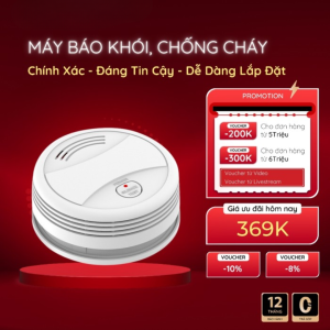 Thiết Bị Báo Khói Wifi PA-443W – Phát Hiện Khói Nhanh, Báo Động Qua Điện Thoại
