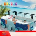 Bể bơi không cần bơm hơi 1m6 KAW HOME – 4 Ưu điểm vượt trội, PVC siêu bền, tiết kiệm diện tích, phù hợp cho bé