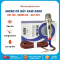 Micro Không Dây KAW K808 Chính Hãng - Chống Hú Tốt, Tiếng Sáng, Hát Nhẹ
