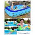 Bể bơi phao 2m6 3 tầng - KAW HOME - Loại dày, Tặng bơm máy, Hàng chính hãng, Bền đẹp