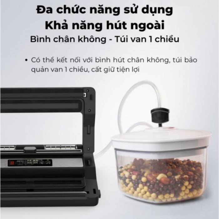 Máy hút chân không PW300A – Bảo quản thực phẩm tối ưu, giữ trọn độ tươi ngon