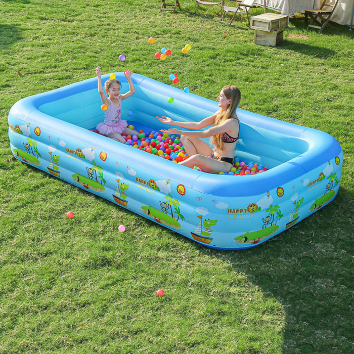 Bể Bơi Phao 180CM Cho Bé – KAW HOME - An Toàn, Bền Đẹp, Dễ Dàng Sử Dụng Tại Nhà